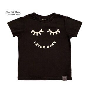 Lil Babes Apparel 3T Small Shop Later Babe Smile Tee Shirt